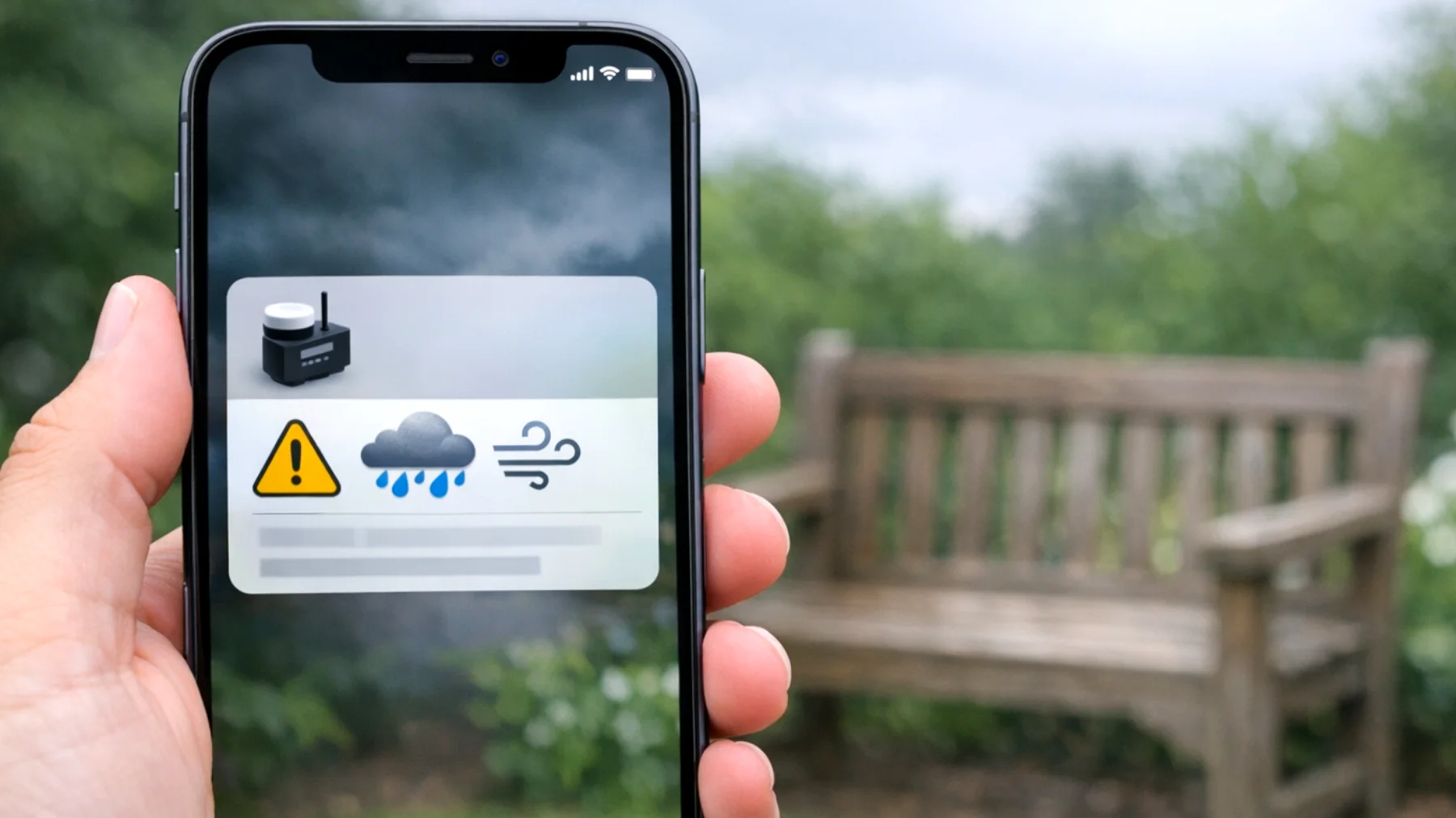 Panchina da esterno"